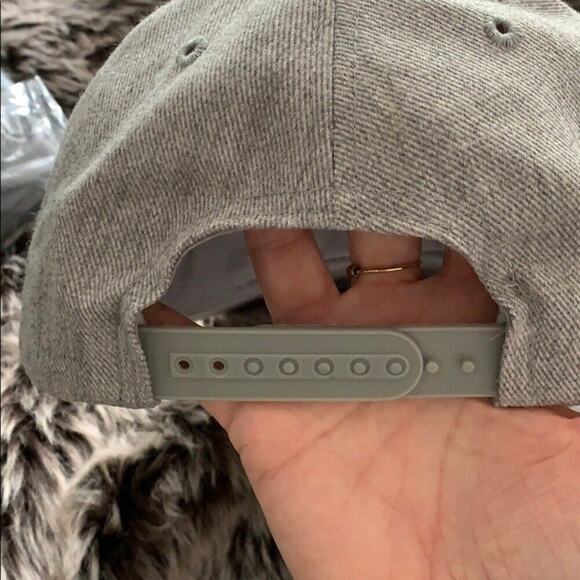 Cute Spicy Mos Denim Heathered Gray Adjustable Baseball Hat Chili Pepper Cap - Picture 4 of 4